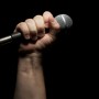 Microphone in Fist